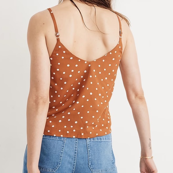 Madewell button down Cami top‎ in inkspot dots size 0 - Picture 5 of 5